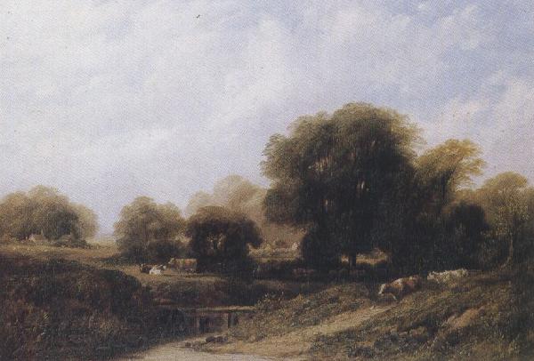 Frederick william watts Cattle by a River (mk37)